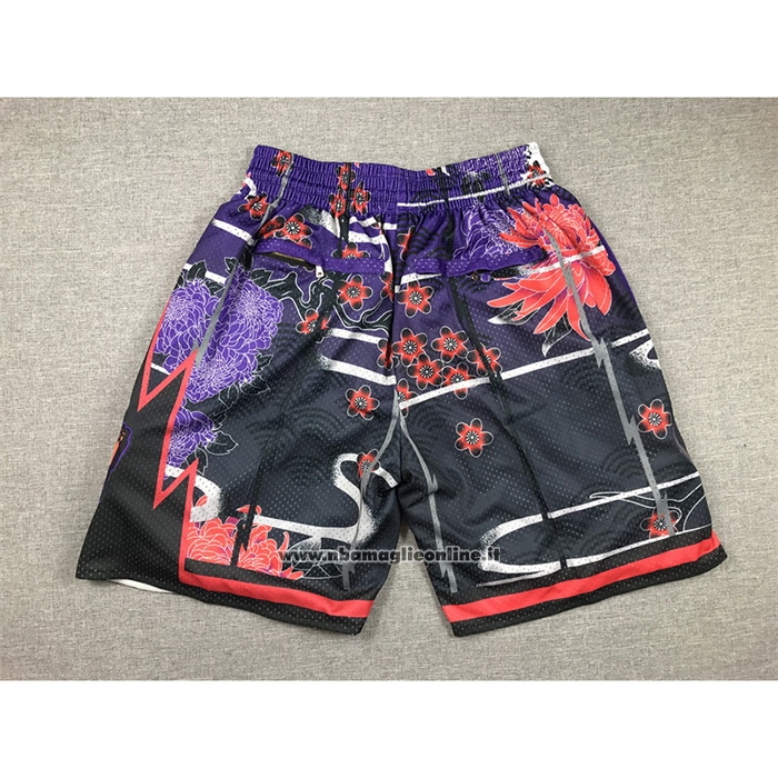 Pantaloncini Toronto Raptors Lunar New Year Mitchell & Ness Just Don Nero